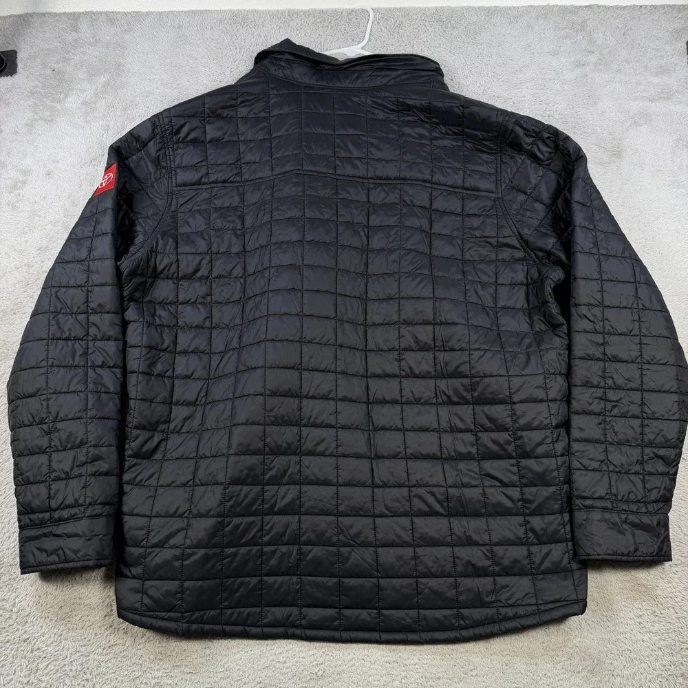 The North Face Jacket  Mens 2XL Black Thermoball Eco Snap Quilted Lined Toyota